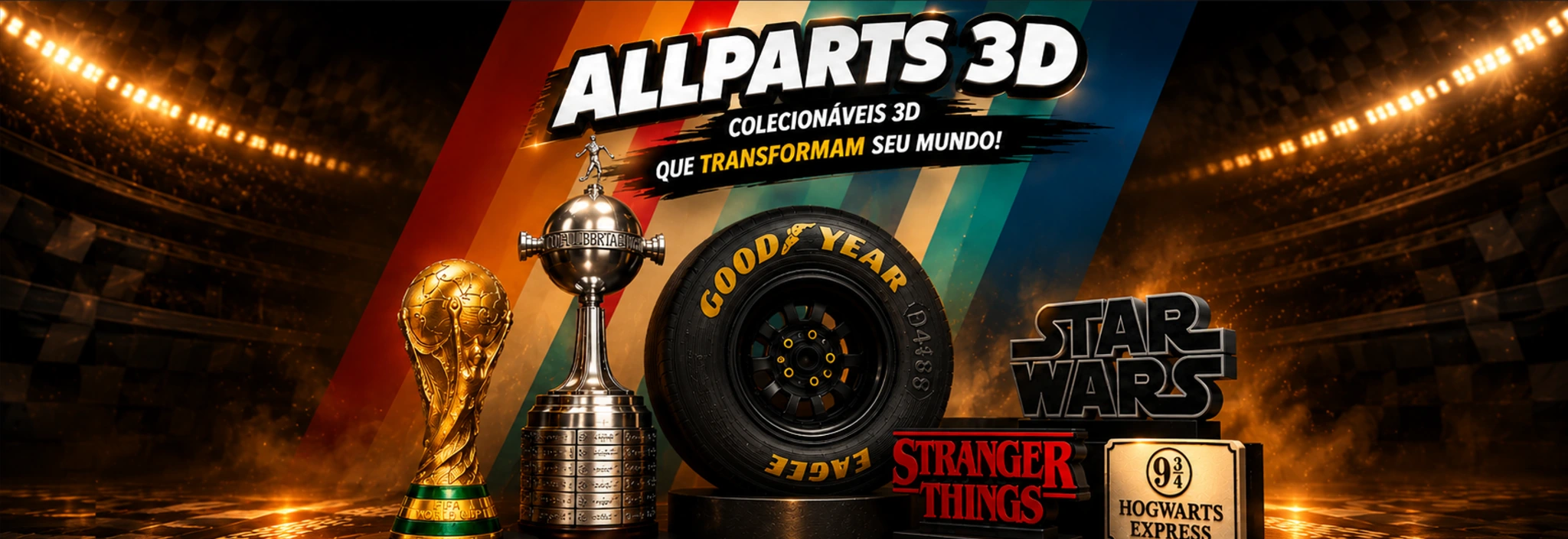 AllParts 3D — Colecionáveis Premium
